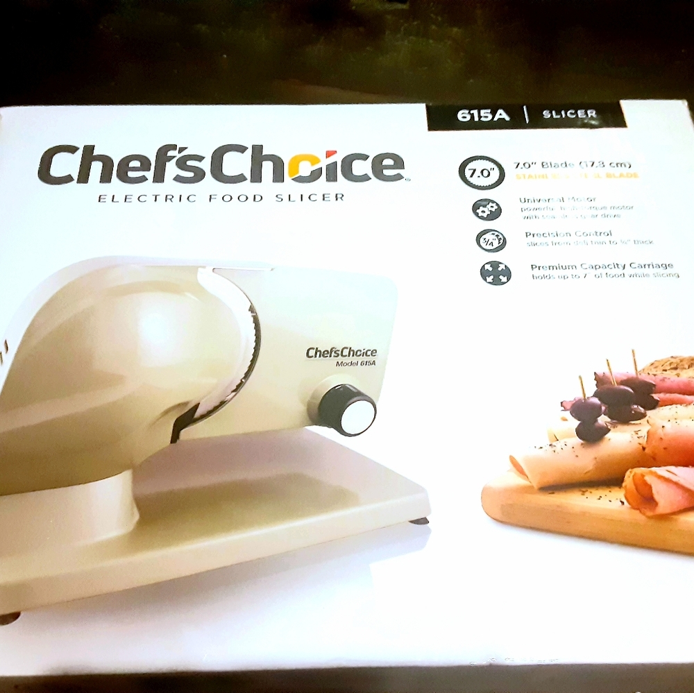 Chef's choice electric meat slicer